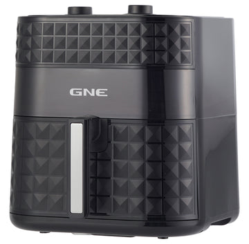 Modern air fryer with digital display and stainless steel design, ideal for healthier cooking options.